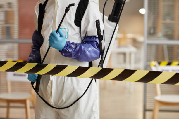 Professional Biohazard Cleanup technician working in Glenwood, UT